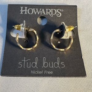 New Howard’s Stud Buds hammered style earrings